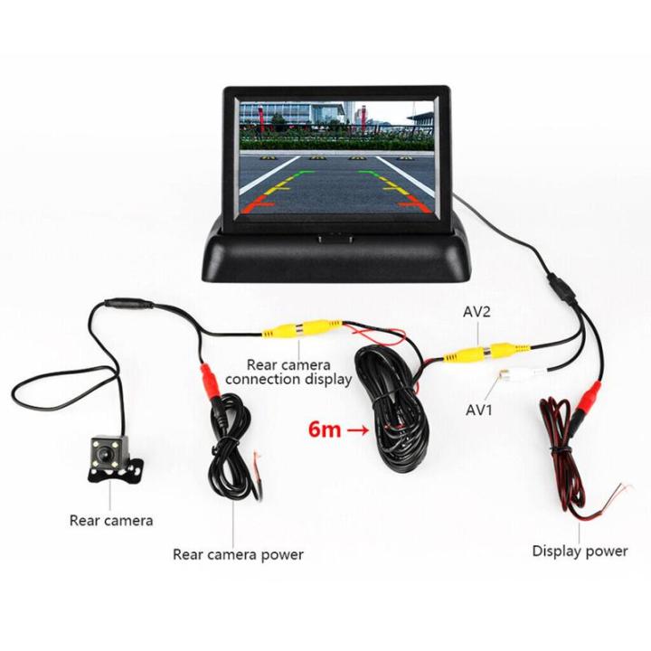 จอสำรองข้อมูลมุมข้างหลังรถ4-3นิ้ว12v-dc-หน้าจอกล้องถอยหลังมืออาชีพสำหรับรถตู้สายพ่วงรถมืออาชีพจอสำรองข้อมูลมุมข้างหลังหน้าจอกล้องถอยหลังอัจฉริยะ