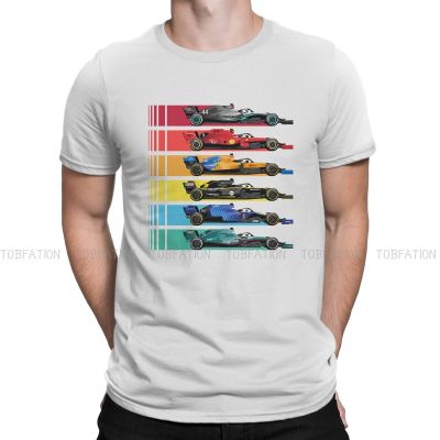 Formula Racing Cars 2023 Classic Graphic Tshirt Cyber Creative Tops Comfortable T Shirt Men Tee Special