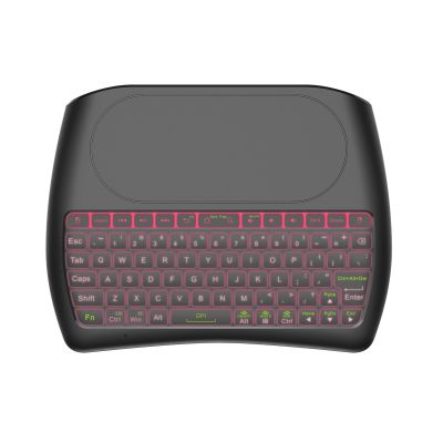 Backlight D8 Pro i8 English Russian Spanish 2.4GHz Wireless Mini Keyboard Air Mouse Touchpad 7 color backlit for Android TV BOX Basic Keyboards