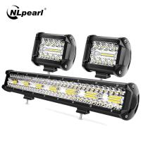 Spot ไฟแอลอีดีพื้น Nlpearl บาร์ /Werk Licht 60W 180W 300W 360W 420W Led Licht Bar VOR Auto Vrachtwagen Lada Niva 4X4 Atv Led Lichtbalk