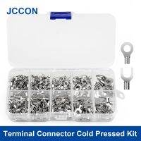 320Pcs/Box Terminal Connector Cold Pressed Assorted Kit OT/UT Crimp Terminals Copper Nose Wiring Fork Set 10 in 1