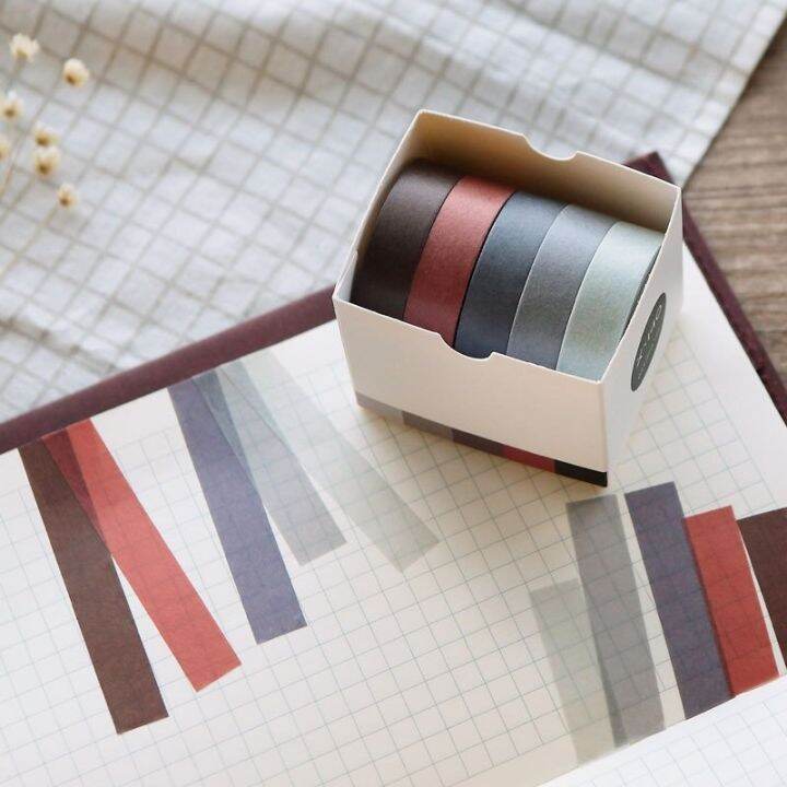 5-rolls-mini-washi-tape-set-creative-basic-skinny-masking-decorative-for-arts-diy-crafts-planners-scrapbooking-wrapping