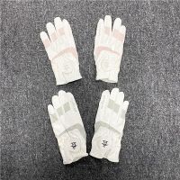 ✓☌☫ penguin children Golf Glove golf accessories Soft leather Breathable Golf Gloves 2 Color Anti sli batting gloves 2pcs