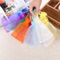 50pcs 7x9cm Organza Bags Christmas Halloween Wedding Party Gift Bags Baby Shower Birthday Candy Chocolate Packaging Bags