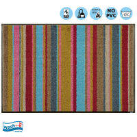 พรมแต่งบ้าน พรมปูพื้น พร้อมคุณสมบัติกันลื่น Stripes ยี่ห้อ INTERIOR+DECOR-Wash+Dry / size: 60x180 cm