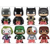 HOT!!!✁ pdh711 FUNKO POP 01 Batman DC Justice League Joker Cyborg Green Arrow Flash Vinyl Figures PVC Toy