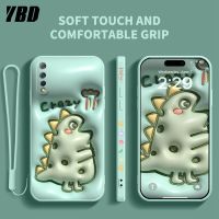 เคสโทรศัพท์ YBD สำหรับ Vivo S1 IQOO NEO 1907ลายตัวการ์ตูนน่ารักฝาปิดเคสซิลิโคนของเหลวที่มีรูปแบบและฟรีสายคล้องด้านข้าง