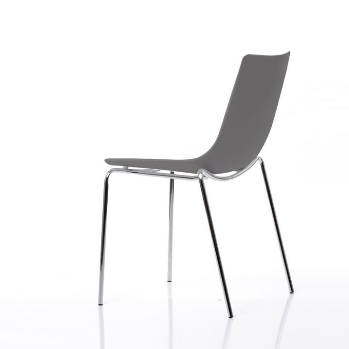 modernform-เก้าอี้อเนกประสงค์-เก้าอี้สัมมนา-เก้าอี้ประชุม-รุ่นct390-ขาเหล็ก-สีเทา