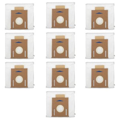 【YF】 10 Pack Vacuum Dust Bags For Ecovacs DEEBOT T9 Series OZMO T8 AIVI Max N8 Pro Plus Robot Eco Part