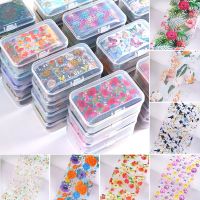 【YF】✖▩❍  10rolls/box Foils Transfer Paper Decals Adhesive Floral Manicure Set Nails Decoration