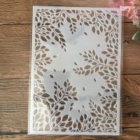 A5 21cm Leaves Layering Stencils Painting Scrapbook Coloring Embossing Album Decorative Template Shoes Accessories