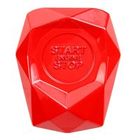 ✺✠☂ Red Car Starter Button Engine Cover Push Button Decor .