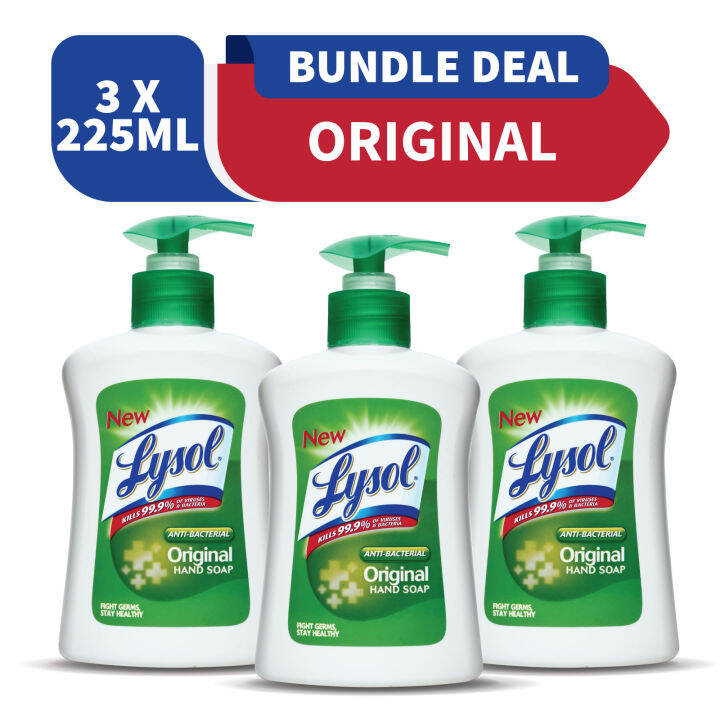 LYSOL Antibacterial Hand Soap Original 225ml Set Of 3 Lazada PH   4a6f2ff2d4eb92032c5657636f2f494a  720x720q80 