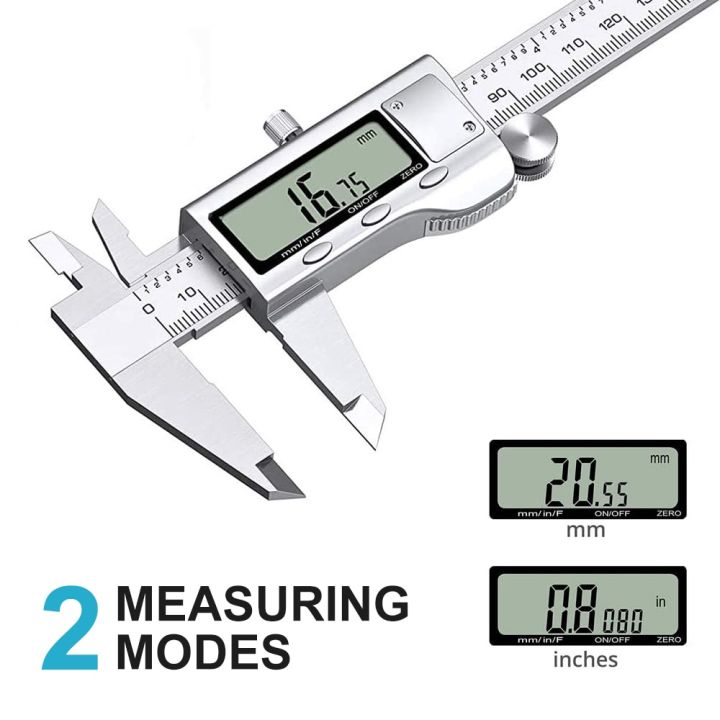 เครื่องวัดความกว้างดิจิตอลที่เก็บดิจิตอลเครื่องสอบเทียบเครื่องวัดระยะเวอร์เนีย200มม-สแตนเลสมืออาชีพเครื่องมือวัด