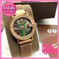 ตรงปก มีกล่องแบรนด์ นาฬิกาข้อมือgucci - ขนาดหน้าปัด 33 mm สินค้า มีถ่านสำรอง ผ้าเช็ด ถุงผ้า แถมให้นะคะ จัดส่งฟรี