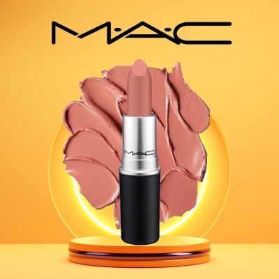 MAC : MAC POWDER KISS สี Mull it over ใหม่ล่าสุด ลิปสติกของแท้ 100% ล