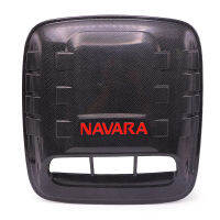 จมูกหลอก สกู้ปหน้า สกู้ปหลอก โลโก้แดง สีเครฟล่าดำ สำหรับ Nissan Navara D40 ปี 2006-2014