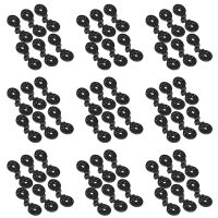 200Piece SunShade Net Clip Garden Tools Plastic Grommet Fence Netting Installation Hook Black