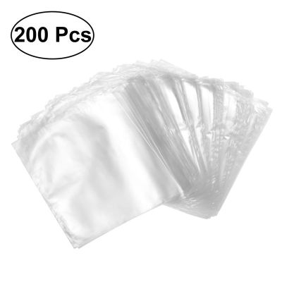 ULTNICE 200 Pcs 6X6 Inch Waterproof POF Heat Shrink Wrap Bags Transparent Fresh Wrap Bags For Soaps Bath Bombs And DIY Crafts