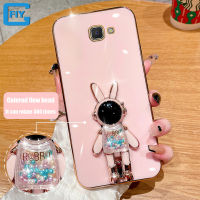 เคสโทรศัพท์อิเล็กโทรเพลทสุดหรูสำหรับ Samsung Galaxy J2 Prime J3 J330 J5 J530 J7 J4 J730บวก J4 + J5ไพร์ม J6บวก J6 + J7เคสโทรศัพท์มนุษย์อวกาศลูกกวาดกระต่ายริเริ่มอินเทอร์เน็ตคนดังมูลค่าสูงเคสยอดนิยม