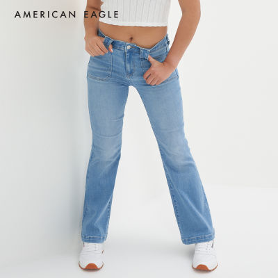 American Eagle Ne(x)t Level Super High-Waisted Flare Jean กางเกง ยีนส์ ผู้หญิง แฟลร์ เอวสูง (WFB 043-4243-915)