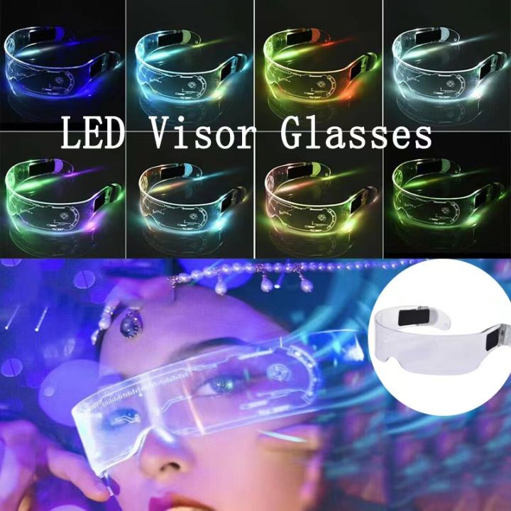 พร้อมส่งค่ะ-แว่นตาled-7-สี-แว่นตาเรืองแสง-แว่นตาปาร์ตี้-แว่นตาตาราง-แว่นตามีไฟ-แว่นตาไฟกระพริบ-l61