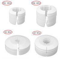 5Pc Plastic Wall Pipe Cover Faucet angle valve Pipe plug Cover Radiator Escutcheon Water Pipe Drain Line Cover Collar Decoration