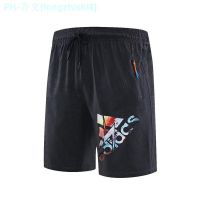 ❍✿♚ Adidas Clover Sports Shorts With Zipper Pockets Simple Comfortable Quick-Drying Light Mens Summer Casual All-Match Five-Point Pants