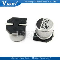 10PCS Electrolytic capacitor 50V22UF 6.3*5.4mm SMD aluminum electrolytic capacitor 22uf 50v WATTY Electronics