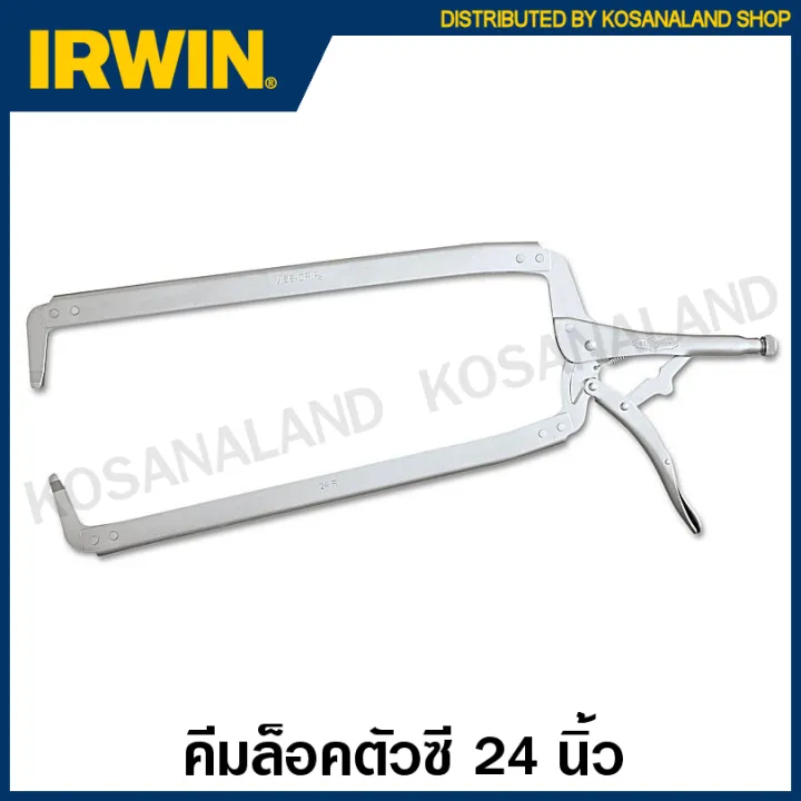 IRWIN ViseGrip คีมล็อคตัวซี (ก้ามปู) 24 นิ้ว รุ่น 24R ( Locking C