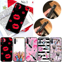 58TEE Red Lips Lipstick Kisses อ่อนนุ่ม High Quality ซิลิโคน TPU Phone เคสโทรศัพท์ ปก หรับ Samsung Galaxy A02 A02S M02 A03 A32 A33 A42 A52 A53 A72 A73 A82 M20 M30 M30S M21 M31 M51 Quantum 2