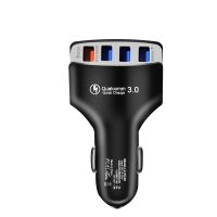 【Aishang electronic】「Aishang electronic」4พอร์ต USB เครื่องชาร์จสำหรับการชาร์จอย่างรวดเร็ว3.0การชาร์จอย่างรวดเร็วรถยนต์ที่ชาร์จโทรศัพท์ ForS10 iPhone 11