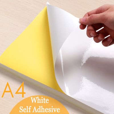 A4 A5 White Self Adhesive Sticker Matte Glossy Lable Paper Sheet for Inkjet Printer Laser Printers