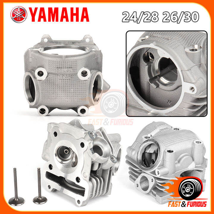 YAMAHA CNC Cylinder Head BIG Valve 2V EGO Mio Sport 24*28MM 26*30MM