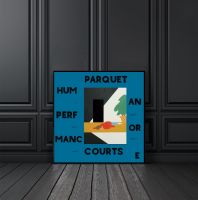 Parquet Courts-การแสดงของมนุษย์อัลบั้มเพลงครอบคลุมโปสเตอร์ภาพเขียนการตกแต่งภาพวาดผนังบ้าน (ไร้กรอบ)