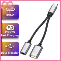 FGFR U ดิสก์แท็บเล็ตโทรได้ซิงค์ข้อมูล USB ชนิด C สาย PD 30W อะแดปเตอร์ OTG หัวเปลี่ยนสายชาร์จเร็ว