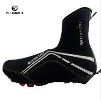 กันน้ำ Overshoes กันฝนขี่จักรยานรองเท้าทน Protector Mtb Rain Bike จักรยาน Cubre Zapatos สีดำ S M L XL ผ้าฝ้าย