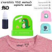 ♗✆ Custom Name Stamp For Baby Childrens Teacher Clothing Cute DIY Personalized Name Seal Stamps for Clothes Daycare Kindergarten