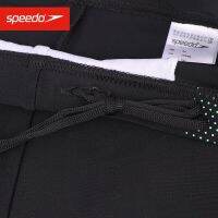 Original Speedo (Speedo) boxer swimming trunks anti-chlorine seaside training pool soft and comfortable skin black anti-embarrassment