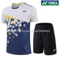 ∋❉ Jersey✾❧✔New style badminton suits for men and women short-sleeved custom-made sportswear breathab