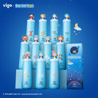 ถ้วยเก็บอุณหภูมิเด็ก Vigo Doraemon แก้วน้ำน่ารักของผู้หญิงสิบสองกลุ่มดาวถ้วยน้ำของขวัญ304สแตนเลส