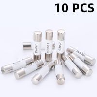 【YF】 10PCSCeramic Fuse Tube5x20mm 6x30mm Fast Blow Tube Fuses250V0.5/1/2/3/4/5/6/8/10/15/20/25/30AProtection Electrical Circuits