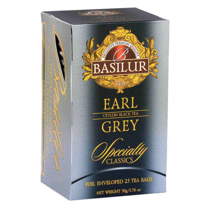 BASILUR Earl Grey Ceylon Black Tea 25TeaBags 50G Lazada PH