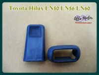 TOYOTA HILUX LN50 LN56 LN60 year 1984-1988 DOOR LOCK BOTTON LH&amp;RH SET "GREY" #ปุ่มล็อคประตูขากลม ซ้ายขวา พร้อมขอบ สีเทา