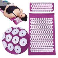 BELSS Massage Acupressure Mat Yoga Shakti Sit Lying Mats Cut Pain Stress With Pillow