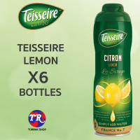 เตสแซร์ น้ำหวานเข้มข้น กลิ่นเลมอน Teisseire LEMON Syrup 600ml แพ็ก 6 ขวด