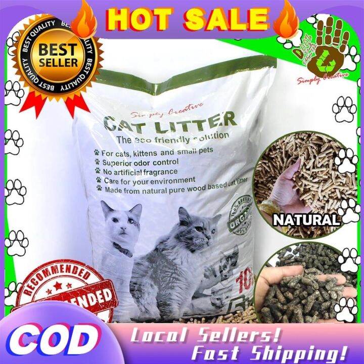 【COD/READY】 Wood Based CAT LITTER Lazada PH