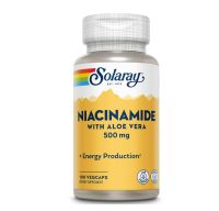 [ ไนอะซินาไมด์ ]  Solaray, Niacinamide, 500 mg x100 แคปซูล