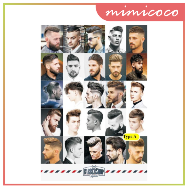 European Western Style Men Hair Barber Poster | Lazada