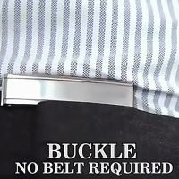 Folding Invisible Belt Clip Multi-Function Cordless Buckle Belt Elastic Tighten The Waistband Pants Pop Buckle Sewing Supplies Belts